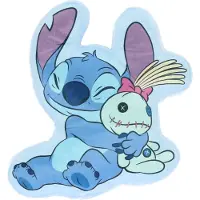 Lilo & Stitch Pillow 3D - 40 Cm With Gusset - Blue - ONE SIZE