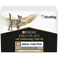 Purina Pro Plan Veterinary Diets - Feline NF Advanced Chicken 10-pack (10x85g) - Kissat - Kissanruoka - Eläinlääkärin märkäruoka kissalle
