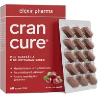 Elexir Pharma Cran Cure Tranbär Plus Mjölksyrabakterier 60 kpl