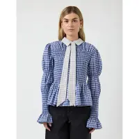 Y.A.S Yasbekka Ls Smock Shirt - Blue - 40