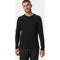 Helly Hansen Hh Durawool Crew Ls - Black - L