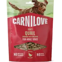 Carnilove 4x200g Dog Soft Snack viiriäinen & oregano koiranherkut