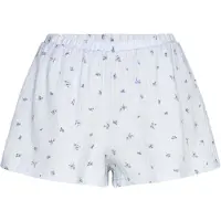 Hunkemoller Short Muslin Flower - Blue - S