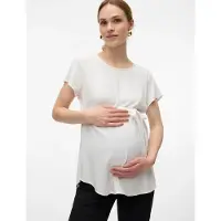 Vero moda Maternity Vmmbella Ss Top Wvn Ga Noos - White - XL