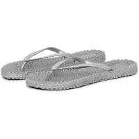Ilse jacobsen Flip Flop With Glitter - Silver - 36