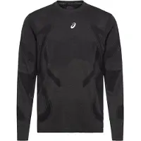 Asics Men's Road Seamless Long Sleeve Top Performance Black Pitkähihaiset urheilupaidat S