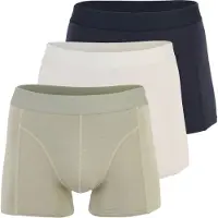 Jack & Jones Bokserishortsit 'JACGOBS' kerma / laivastonsininen / pastellinvihreä