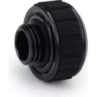 Alphacool Apex Grip SoftTube Fitting -ruuviliitin, 16/10mm, G1/4, musta