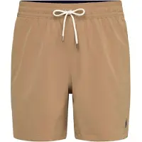 Ralph Lauren 5.75-Inch Traveler Classic Swim Trunk - Beige - S