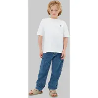 Calvin Klein 2-Pack Monogram T-Shirt Ss - White - 128