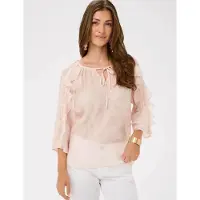 Cream Cramy Blouse - Pink - 34