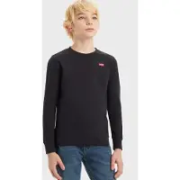 Levi's Kids Long Sleeve Batwing Chest Hit Tee - Black - 110