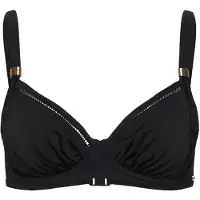 Fantasie East Hampton Uw Gathered Full Cup Bikini Top - Black - E x 70