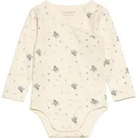 Fixoni Wrap Body Ls W.aop - Cream - 50