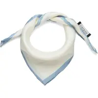 Ralph Lauren Golden Retriever Silk Square Scarf - Cream - ONE SIZE