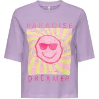 Kids Only Kogcarty-Sun Life S/S Tee Ot Jrs - Purple - 134-140