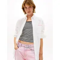 Tommy Hilfiger Tjw Ovs Poplin Shirt - White - XL