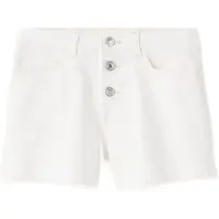 Mango Frayed Hem Shorts - White - 146