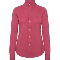 Ralph Lauren Slim Fit Knit Cotton Oxford Shirt - Pink - XS
