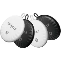 Triacle X-Mark Three avaimien ja tavaran paikannin (4 kpl), musta/valkoinen