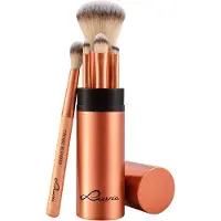 Luvia Cosmetics Travel Set sivellinsetti ja kotelo matkoille Sunset Crush 7 kpl