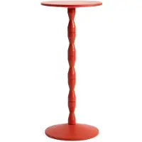 Design House Stockholm Pedestal Table - Red - 67.5X31CM