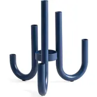 Design House Stockholm - Turn Kynttilänjalka 32,5 cm Sininen