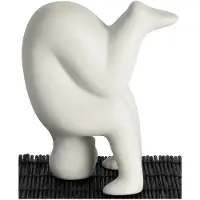 Design House Stockholm - Lisa Larson Yoga Figuuri nro. 4 Vaaleanharmaa