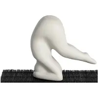 Design House Stockholm - Lisa Larson Yoga Figuuri nro. 1 Vaaleanharmaa