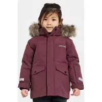 Didriksons Bjärven Kids Parka 4 - Red - 80
