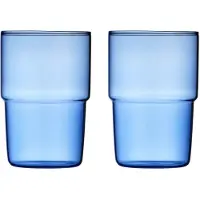 Lyngby Glas Torino juomalasi 40 cl 2-pakkaus Blue