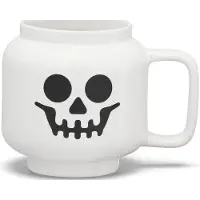 LEGO STORAGE Ceramic Mug Small Skeleton - White - S