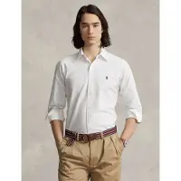Ralph Lauren for man. 710772290003 Custom Fit Oxford Shirt white (S), Casual, Cotton, Long sleeve