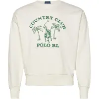 Ralph Lauren for man. 710B13518002 Off-white vintage graphic fleece sweatshirt (L), Casual, Cotton