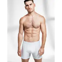 Bread & boxers 3-Pack Boxer Brief Extra Long - White - XL
