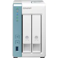 Qnap TS-233, 2-paikkainen NAS-asema, 2GB, valkoinen/musta