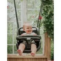 Krea Swing W/High Back In Plastic Black - Black - ONE SIZE