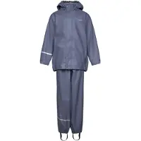 CeLaVi Basic Rainwear Set -Solid Pu - Blue - 70