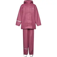 CeLaVi Basic Rainwear Set -Solid Pu - Pink - 80