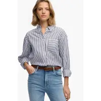 Superdry Poplin Relaxed Fit Pitkähihainen Kauluspaita