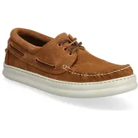 Camper for man. K101073-005 Runner Four Leather Moccasins light brown (42), Flat, Laces, Casual