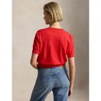 Ralph Lauren 2/50 Pima Cotton-Sweater-Cardigan - Red - XS