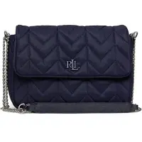 Ralph Lauren Quilted Medium Stevie Messenger Bag - Navy - ONE SIZE