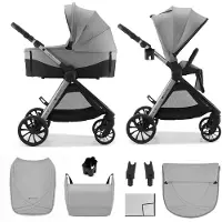 Kinderkraft Vesto 2 2-in-1 Yhdistelmävaunut, Grey