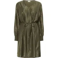 Kaffe Karizz Short Dress - Khaki green - 40
