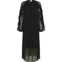 Kaffe Kamila Chiffon Dress - Black - 36
