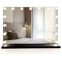 REA LED SEINÄPEILI HOLLYWOOD Black 80x60