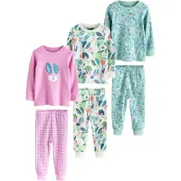 Next Yöpuku laivastonsininen / minttu / orkkidea / offwhite