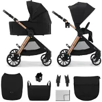 Kinderkraft Vesto 2 2-in-1 Yhdistelmävaunut, Black