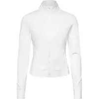 Björn Borg Women's Borg Soft Zip Midlayer Brilliant White Pitkähihaiset urheilupaidat L